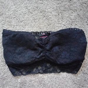 NWOT strapless black bra size s